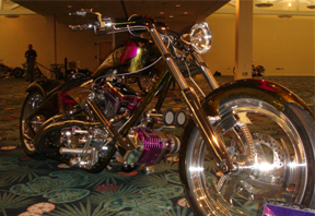 Dave's custom motorcycle