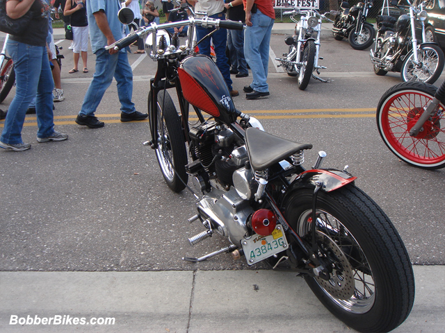 Back view of Motorcycle