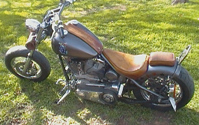 View of home built bob from above.