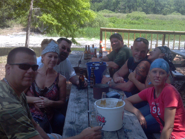 Outside at Sleepy Hollow.